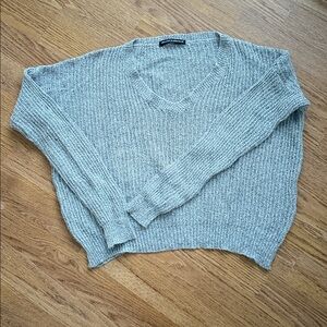 Brandy Melville Gray Knit Sweater